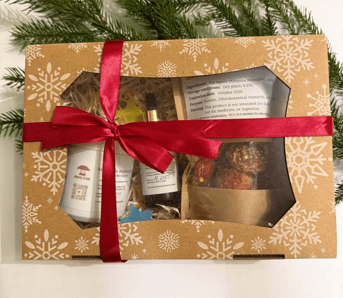Dried Amanita muscaria Gift Box — 1 box