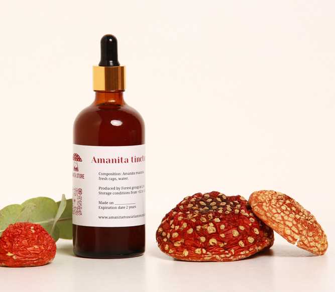 Dried Amanita muscaria tincture — 50ml